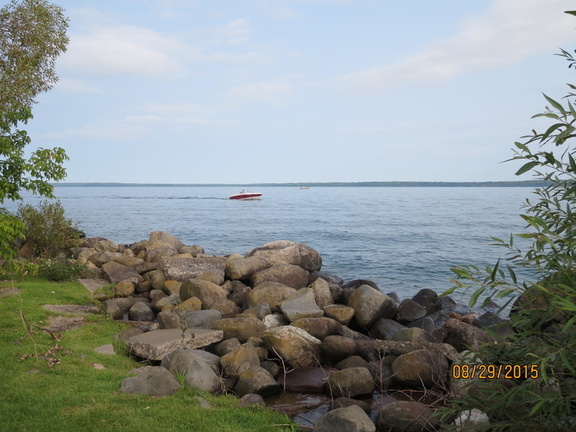 Chequemegon Bay from Bayfield harbor